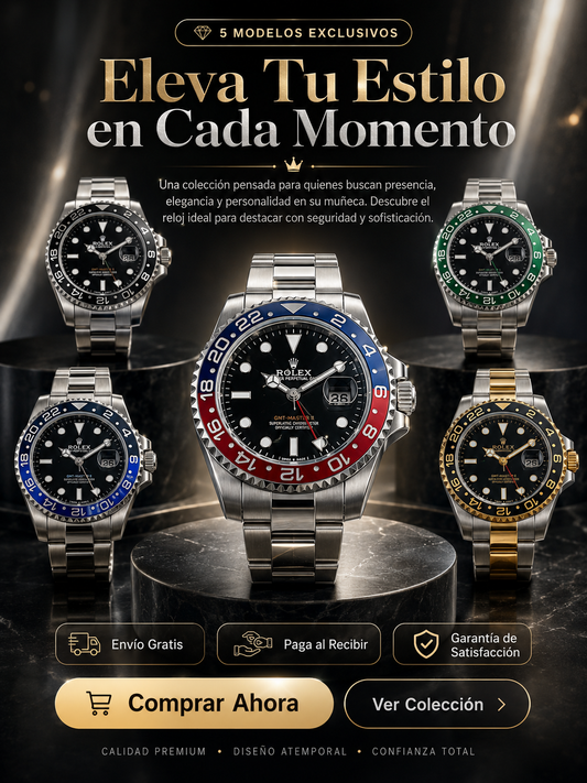 💎⌚ Colección GMT Hombre | El Reloj que Todo Hombre Quiere 👑🔥